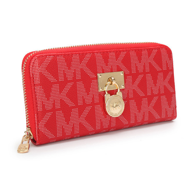 Michael Kors Hamilton Continental Large Red Wallet
