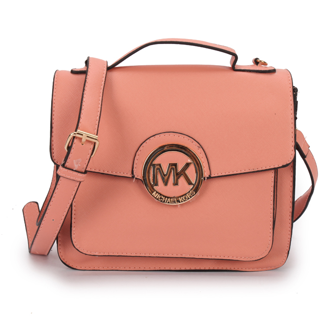 Michael Kors Big Logo Medium Pink Crossbody Bag