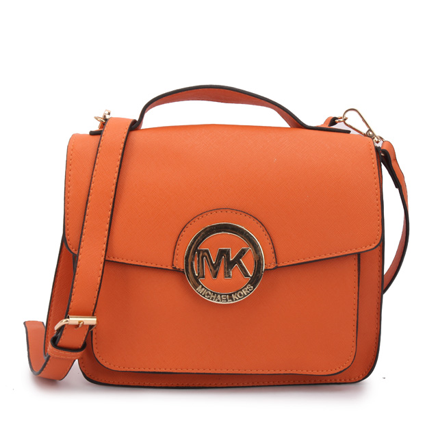 Michael Kors Big Logo Medium Orange Crossbody Bag